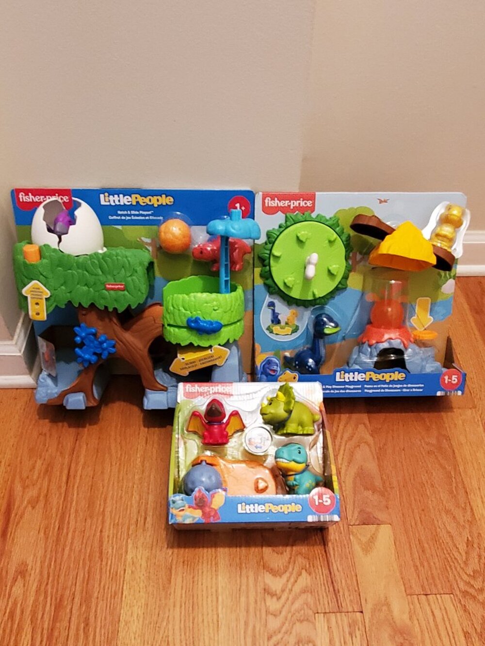 Little People Dinosaur playset bundle - 3 BRAND NEW playsets!  Great Gift Idea!!
